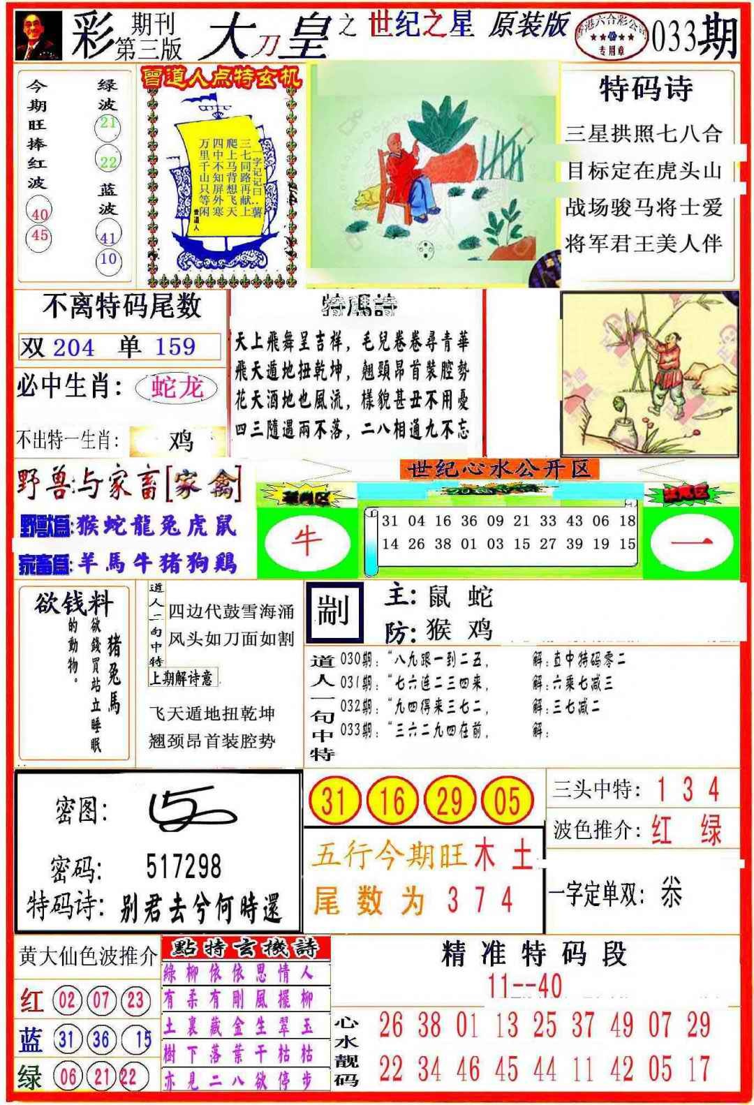 033期大刀皇之(世纪之星)[图]